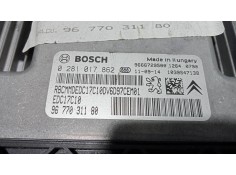 Recambio de centralita motor uce para citroen c4 lim. business referencia OEM IAM 0281017862 9677031180 9666729580 2