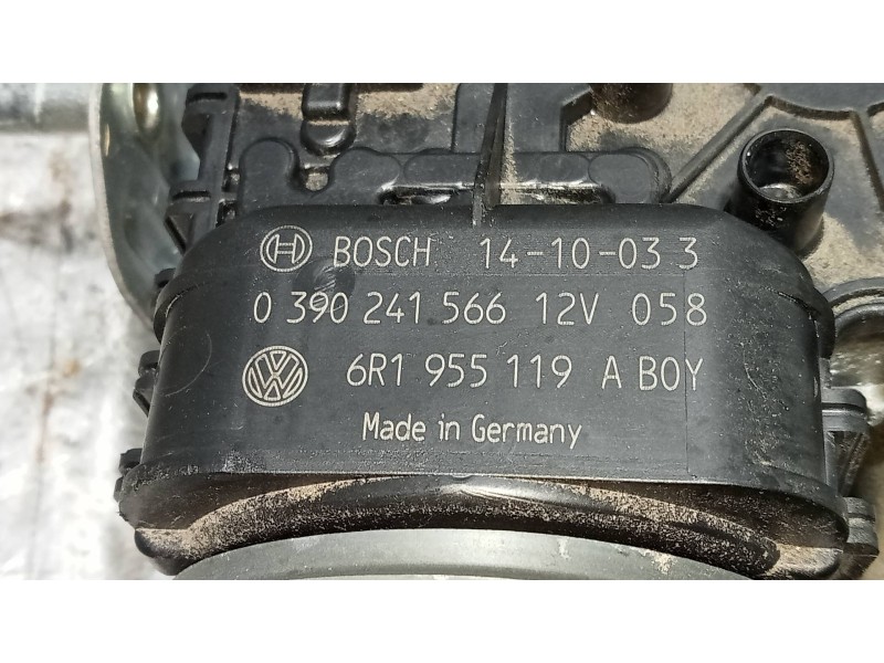 Recambio de motor limpia delantero para volkswagen polo (6c1) comfortline bluemotion referencia OEM IAM 0390241566 6R1955119A 