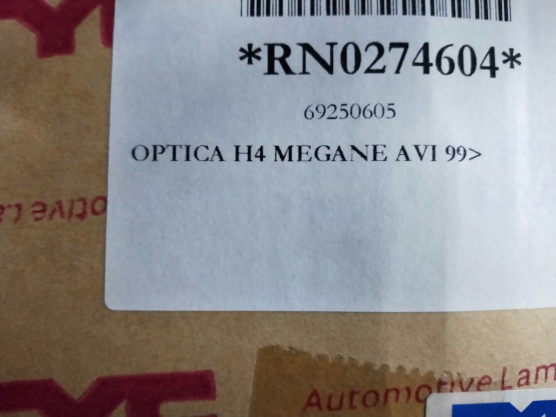 Recambio de faro izquierdo para renault megane i fase 2 berlina (ba0) referencia OEM IAM   