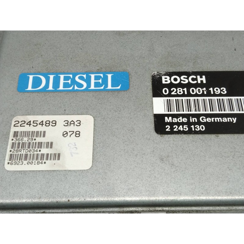 Recambio de centralita motor uce para bmw serie 3 berlina (e36) 325td referencia OEM IAM 0281001193 2245130 2245489