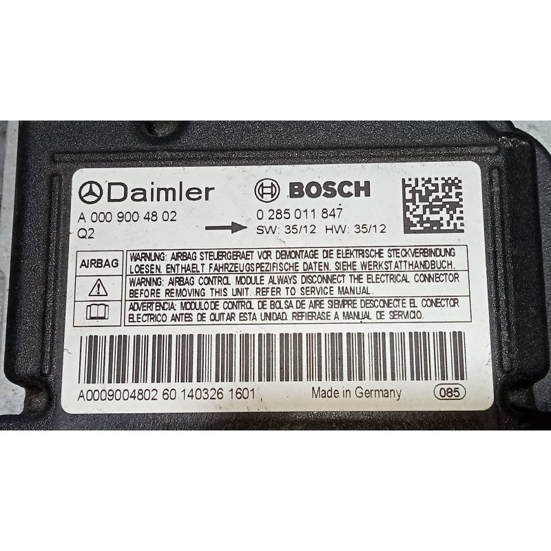 Recambio de kit airbag para mercedes sprinterii caja cerrada (desde 01.06) 210/213/216 cdi (906.611/613) referencia OEM IAM   