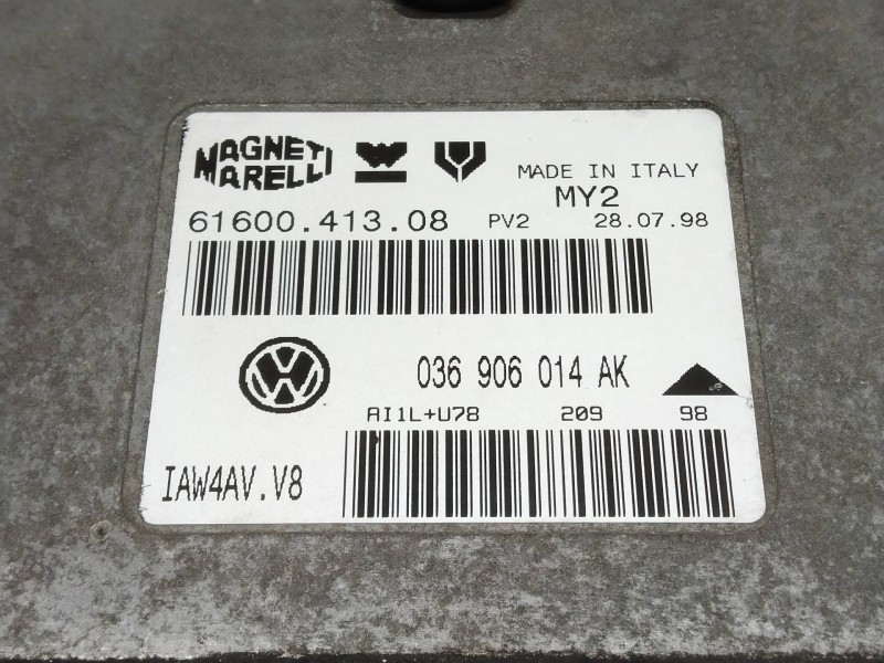 Recambio de centralita motor uce para volkswagen lupo (6x1/6e1) trendline referencia OEM IAM 036906014AK IAW4AVV8 6160041308