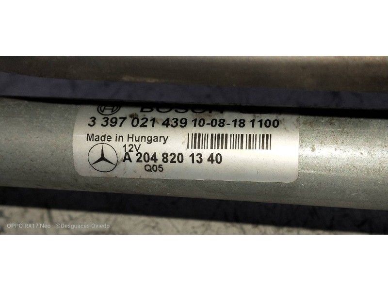 Recambio de motor limpia delantero para mercedes clase glk (w204) glk glk 220 cdi be (204.902) referencia OEM IAM A2048201340 33