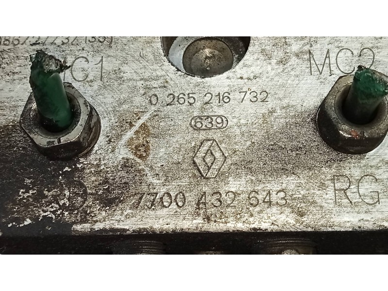 Recambio de abs para renault megane i fase 2 berlina (ba0) 1.9 d rt referencia OEM IAM 0265216732 7700432643 0273004895