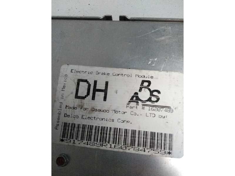 Recambio de centralita abs para daewoo aranos cd referencia OEM IAM 16207489 DH 