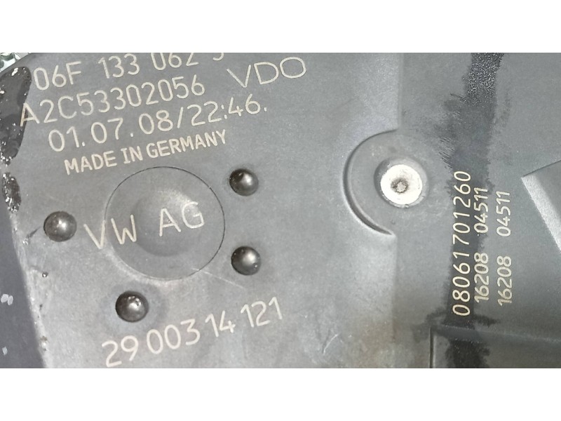 Recambio de caja mariposa para volkswagen passat berlina (3c2) highline referencia OEM IAM 06F133062J A2C53302056 