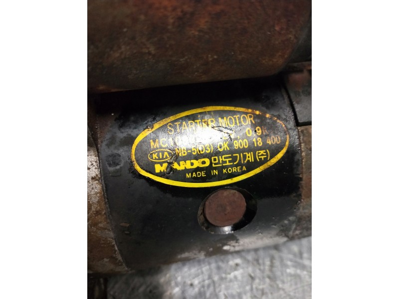 Recambio de motor arranque para kia sportage básico (5-ptas.) referencia OEM IAM MC109028  