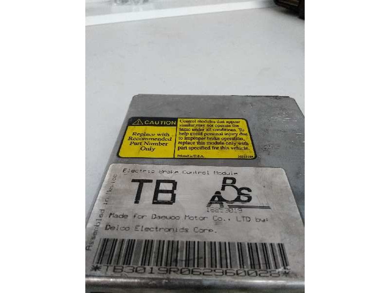 Recambio de centralita abs para daewoo lanos 1.6 cat referencia OEM IAM 16253019 TB 