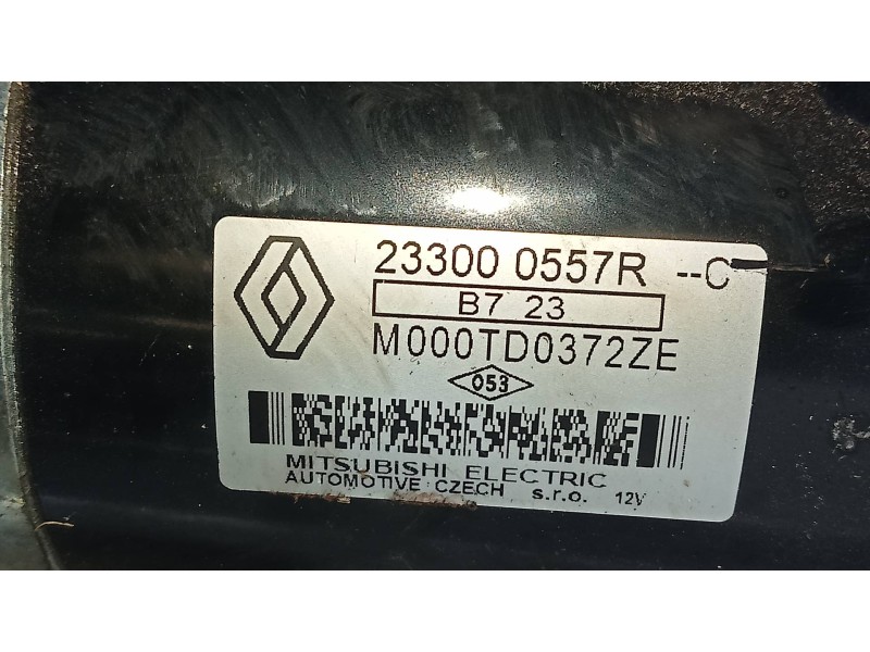 Recambio de motor arranque para renault captur 1.2 tce energy referencia OEM IAM 233000557R M000TD0372ZE 