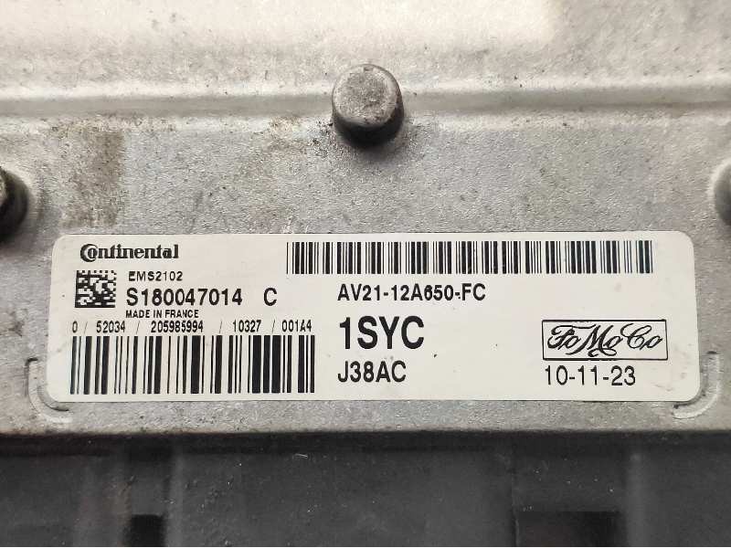 Recambio de centralita motor uce para ford fiesta (cb1) 1.4 16v cat referencia OEM IAM S180047014C AV2112A650FC 1SYC J38AC 