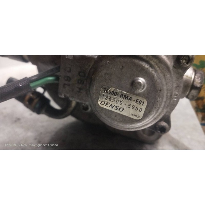 Recambio de filtro gasoil para honda civic berlina 5 (eu7/8) 1.7 ctdi es referencia OEM IAM 1863005960  