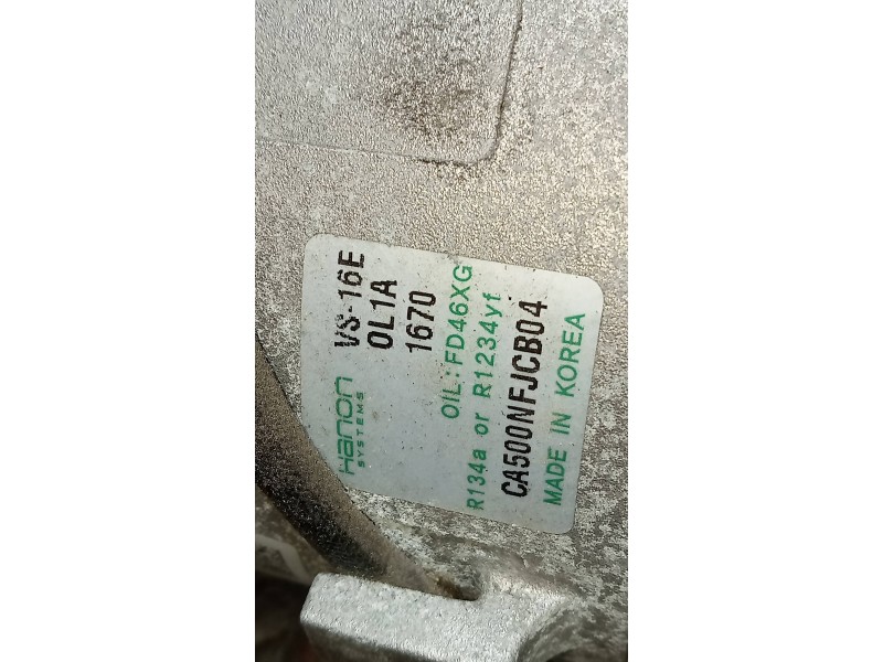 Recambio de compresor aire acondicionado para kia sportage concept 2wd referencia OEM IAM CA500NFJCB04  