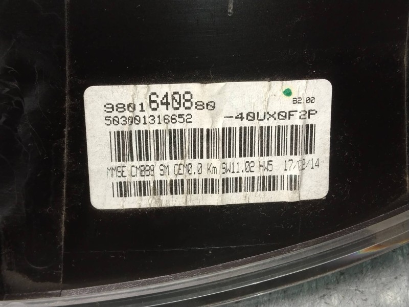 Recambio de cuadro instrumentos para citroen berlingo station wagon xtr plus referencia OEM IAM 9801640880 503001316652 