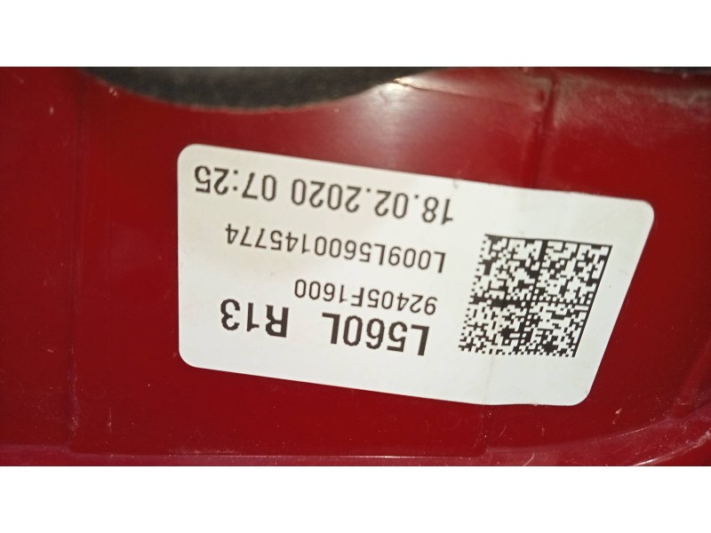 Recambio de piloto trasero izquierdo interior para kia sportage concept 2wd referencia OEM IAM 92405F1600  