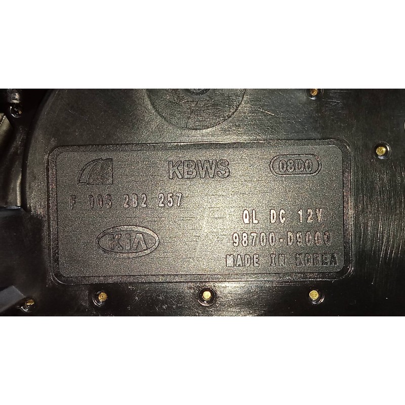 Recambio de motor limpia trasero para kia sportage concept 2wd referencia OEM IAM 98700D9000 F00S2B2257 