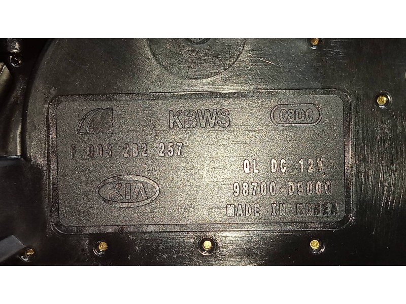 Recambio de motor limpia trasero para kia sportage concept 2wd referencia OEM IAM 98700D9000 F00S2B2257 