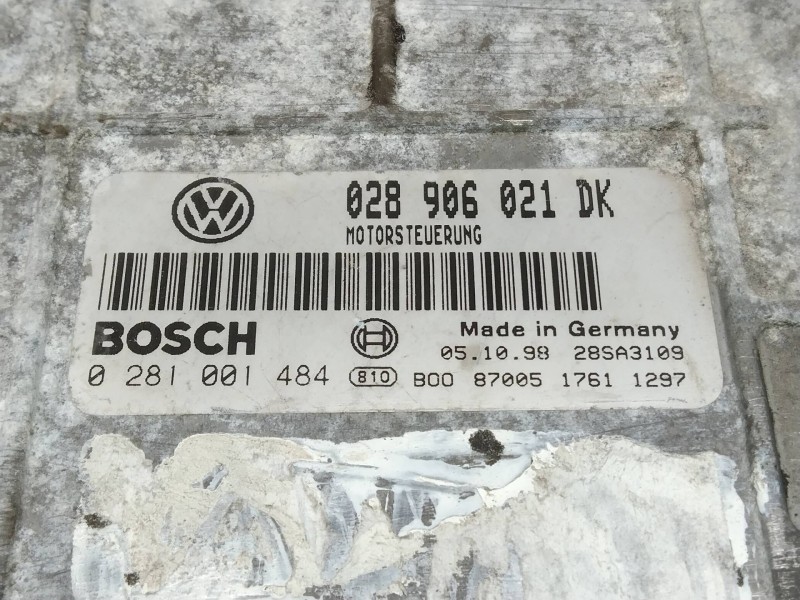 Recambio de centralita motor uce para seat ibiza (6k) hit referencia OEM IAM 0281001484 028906021DK 