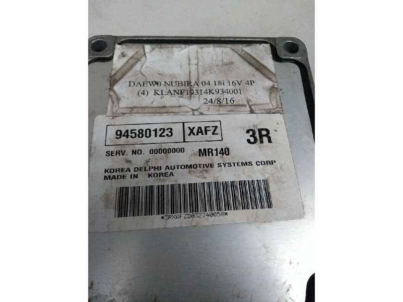 Recambio de centralita motor uce para daewoo nubira berlina 1.8 cat referencia OEM IAM 94580123 XAFZ 3R