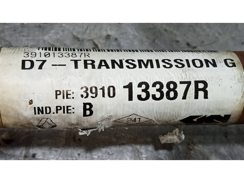 Recambio de transmision delantera izquierda para renault megane iii berlina 5 p dynamique referencia OEM IAM 391013387R  