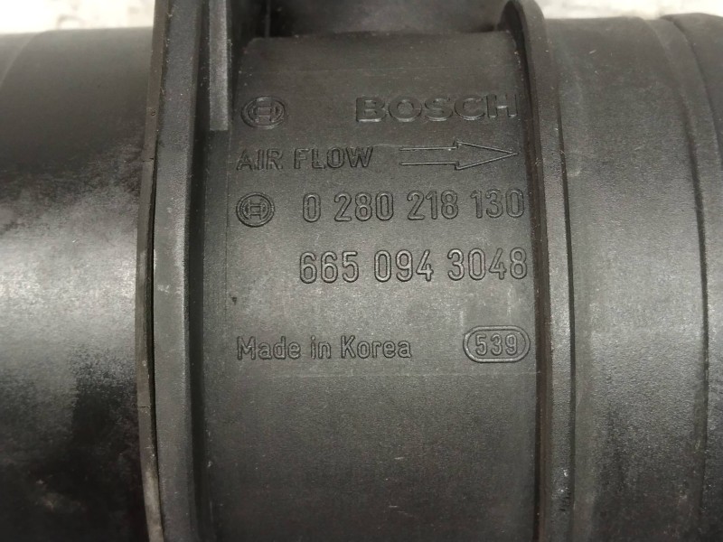 Recambio de caudalimetro para ssangyong rexton rx 270 plus / 270 xdi plus referencia OEM IAM 0280218130 6650943048 