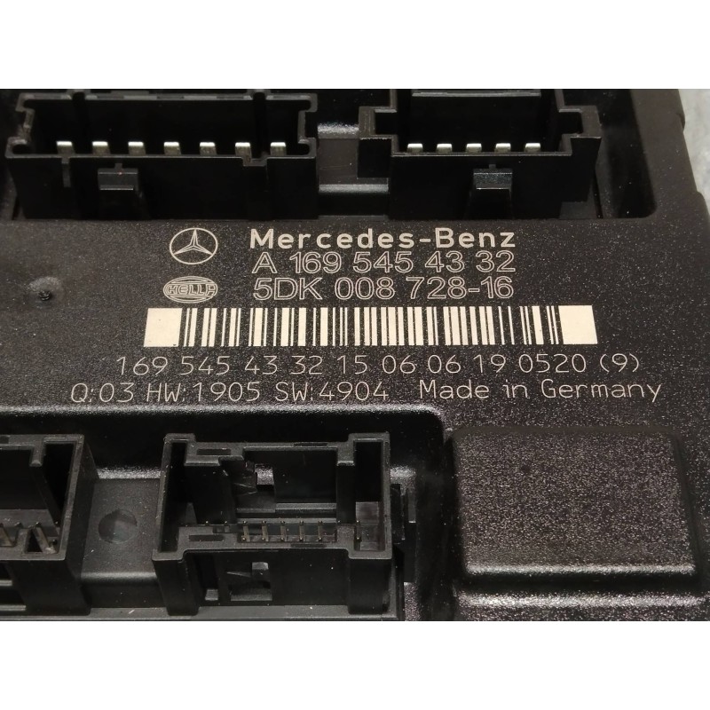 Recambio de caja reles / fusibles para mercedes clase b (w245) 200 cdi (245.208) referencia OEM IAM A1695454332 5DK00872816 