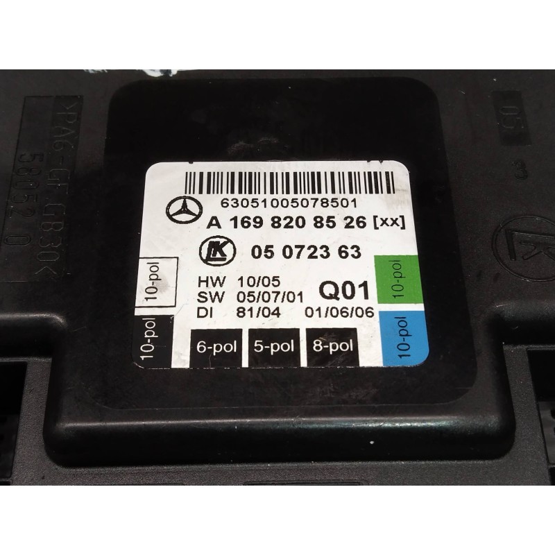 Recambio de modulo electronico para mercedes clase b (w245) 200 cdi (245.208) referencia OEM IAM A1698208526 05072363 