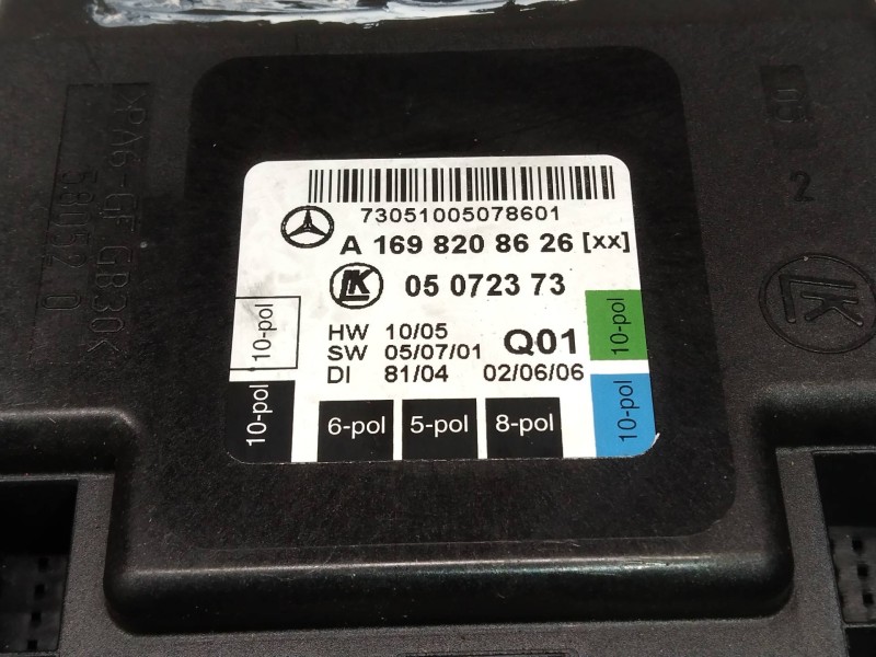 Recambio de modulo electronico para mercedes clase b (w245) 200 cdi (245.208) referencia OEM IAM A1698208626 05072373 