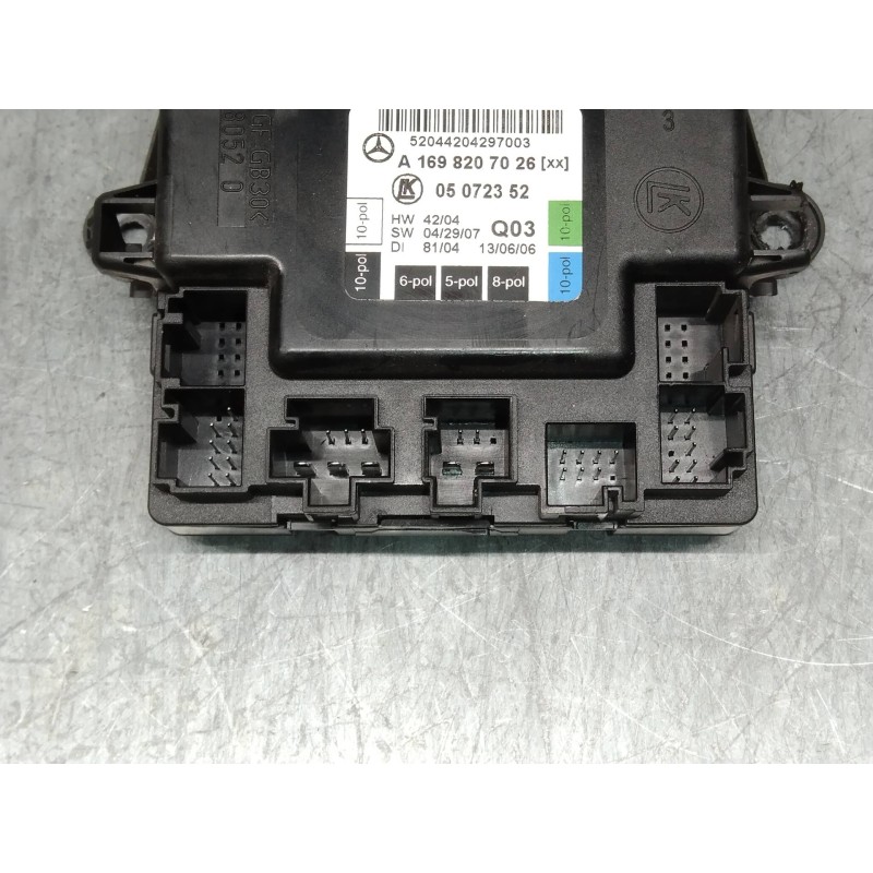Recambio de modulo electronico para mercedes clase b (w245) 200 cdi (245.208) referencia OEM IAM A1698207026 05072352 
