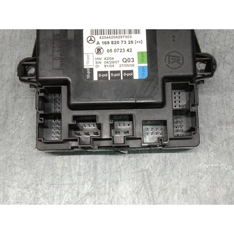 Recambio de modulo electronico para mercedes clase b (w245) 200 cdi (245.208) referencia OEM IAM A1698207326 05072342 