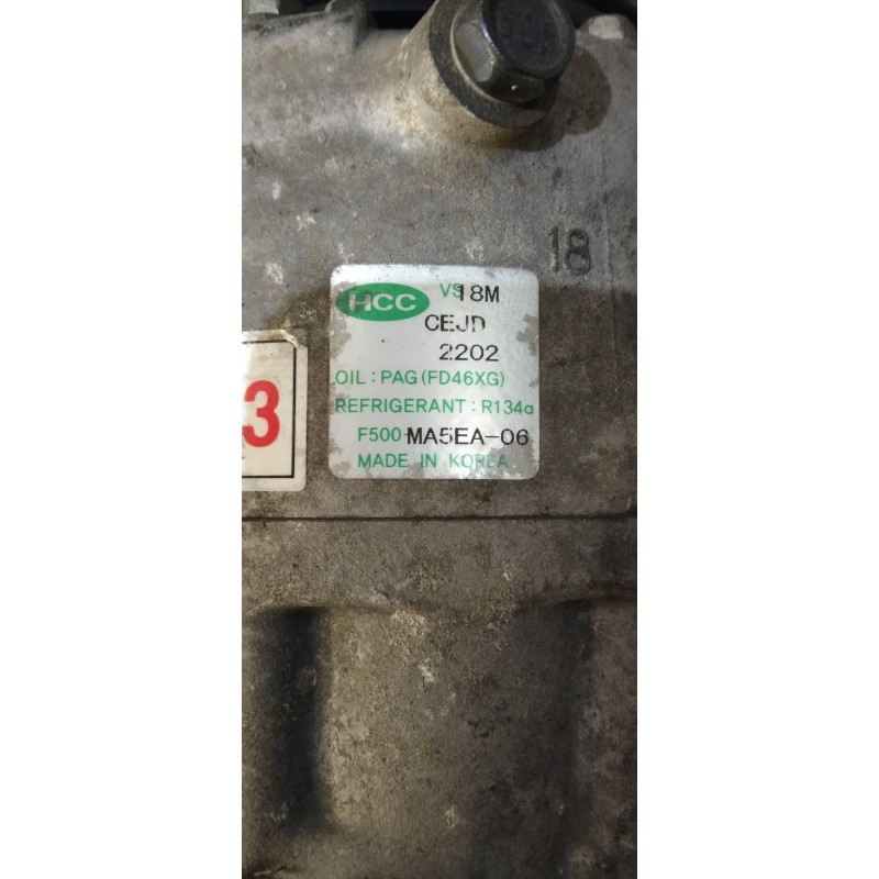 Recambio de compresor aire acondicionado para hyundai santa fe (bm) 2.2 crdi classic (2wd) referencia OEM IAM F500MA5EA FD46XG 