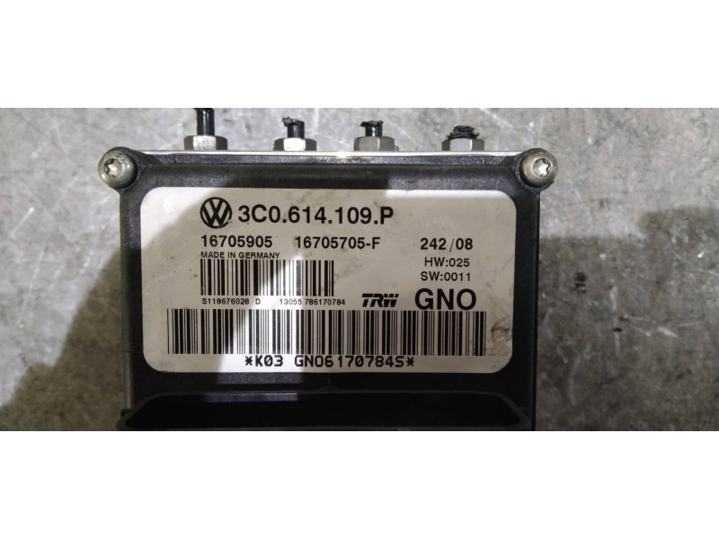 Recambio de abs para volkswagen passat berlina (3c2) highline referencia OEM IAM 3C0614109P 16705905 16705705F