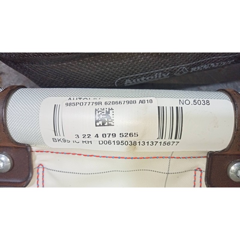 Recambio de airbag cortina delantero derecho para renault megane iii berlina 5 p dynamique referencia OEM IAM 985P07779R 6206679