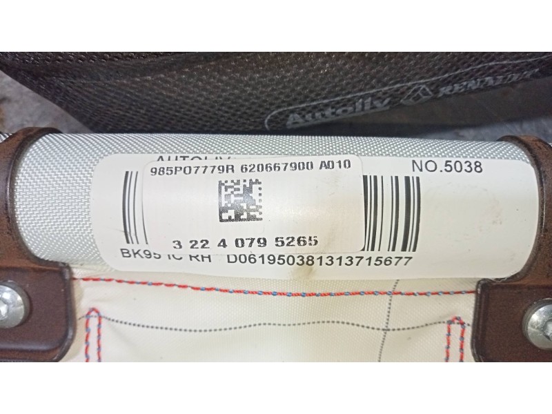 Recambio de airbag cortina delantero derecho para renault megane iii berlina 5 p dynamique referencia OEM IAM 985P07779R 6206679