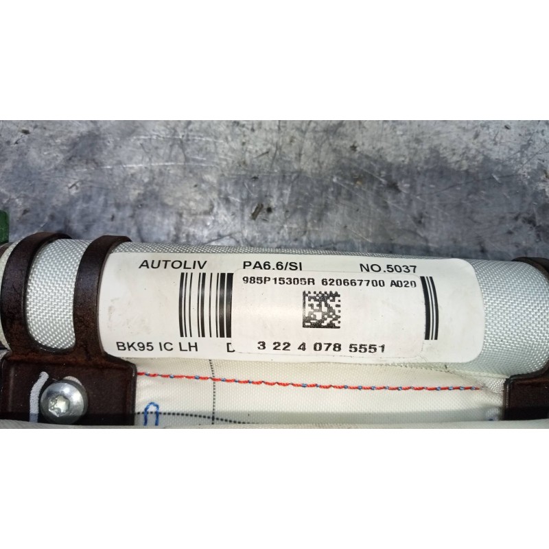 Recambio de airbag cortina delantero izquierdo para renault megane iii berlina 5 p dynamique referencia OEM IAM 985P15305R 62066