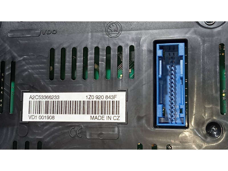 Recambio de cuadro instrumentos para skoda octavia combi (1z5) scout 4x4 referencia OEM IAM 1Z0920843F A2C53366233 