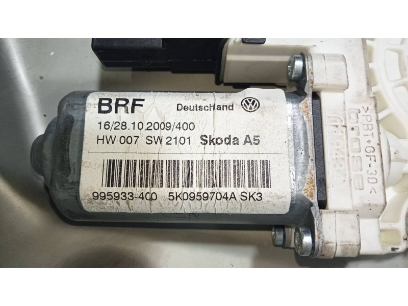 Recambio de elevalunas trasero derecho para skoda octavia combi (1z5) scout 4x4 referencia OEM IAM 1Z0839656F 5K0959704A 