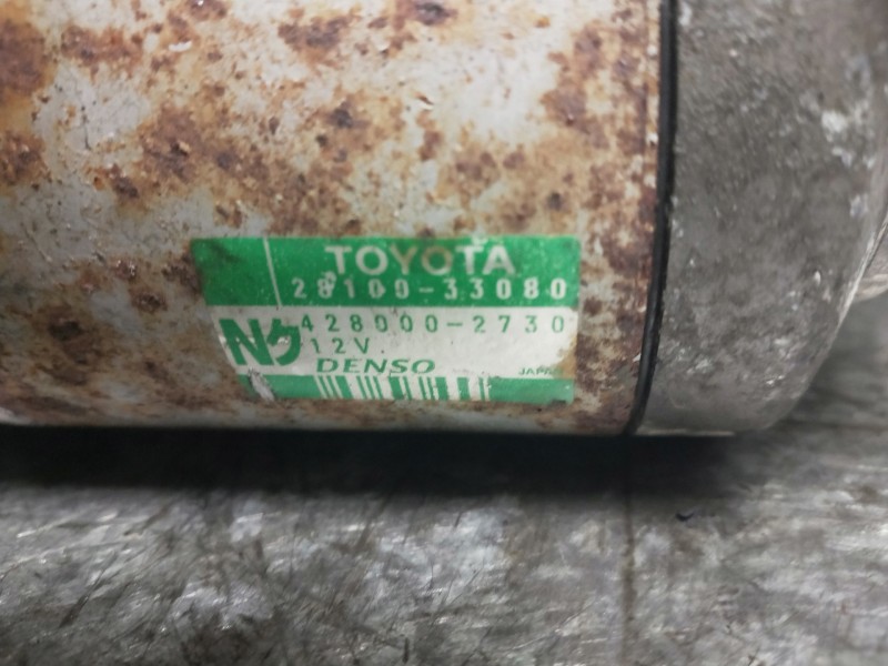 Recambio de motor arranque para toyota auris luna+ referencia OEM IAM 4280002730  