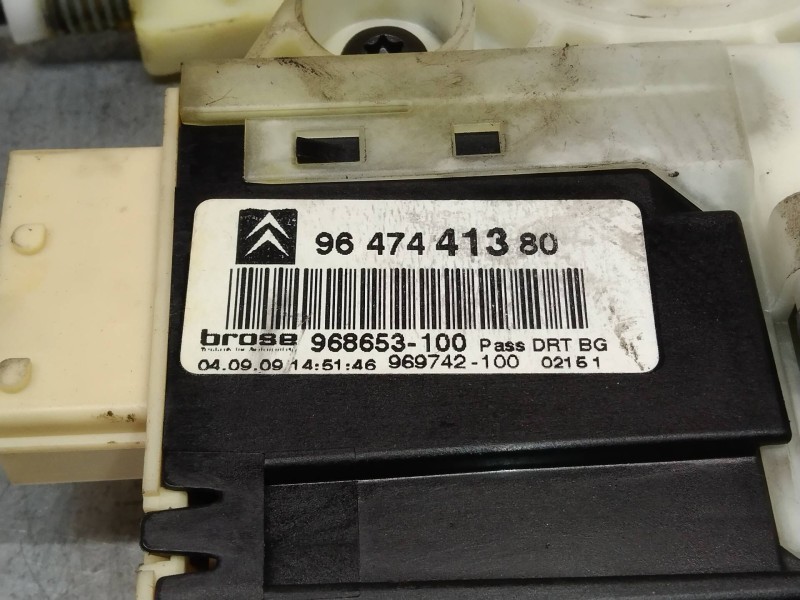 Recambio de elevalunas delantero derecho para citroen c4 sedan collection referencia OEM IAM 9647441380  4P