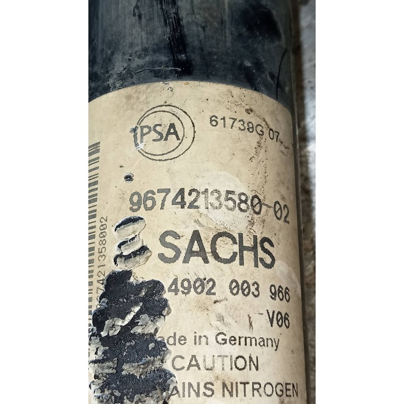 Recambio de amortiguador trasero derecho para citroen berlingo station wagon xtr plus referencia OEM IAM 9674216580  