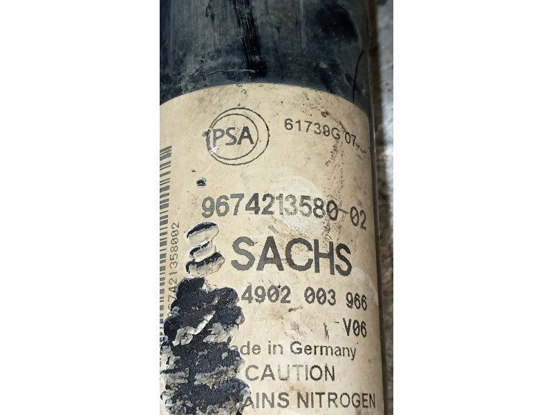 Recambio de amortiguador trasero derecho para citroen berlingo station wagon xtr plus referencia OEM IAM 9674216580  