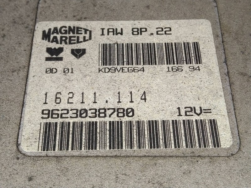 Recambio de centralita motor uce para peugeot 806 st referencia OEM IAM IAW8P22 9623038780 16211114