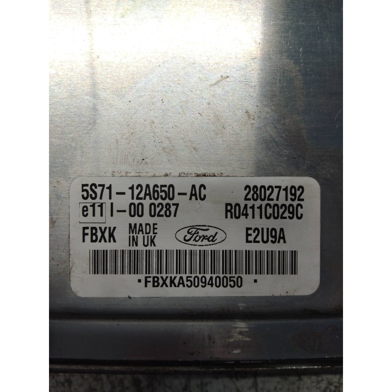 Recambio de centralita motor uce para ford mondeo berlina (ge) 2.2 tdci referencia OEM IAM 5S7112A650AC R0411C029C 28027192