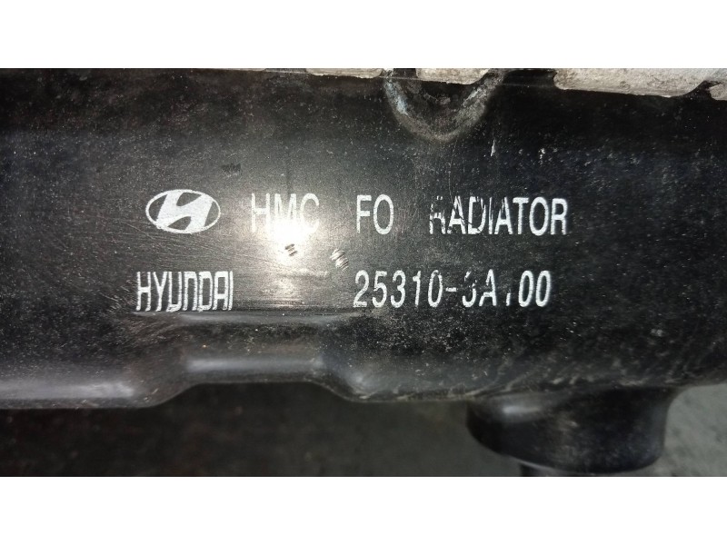 Recambio de radiador agua para hyundai trajet (fo) 2.0 crdi gls referencia OEM IAM   