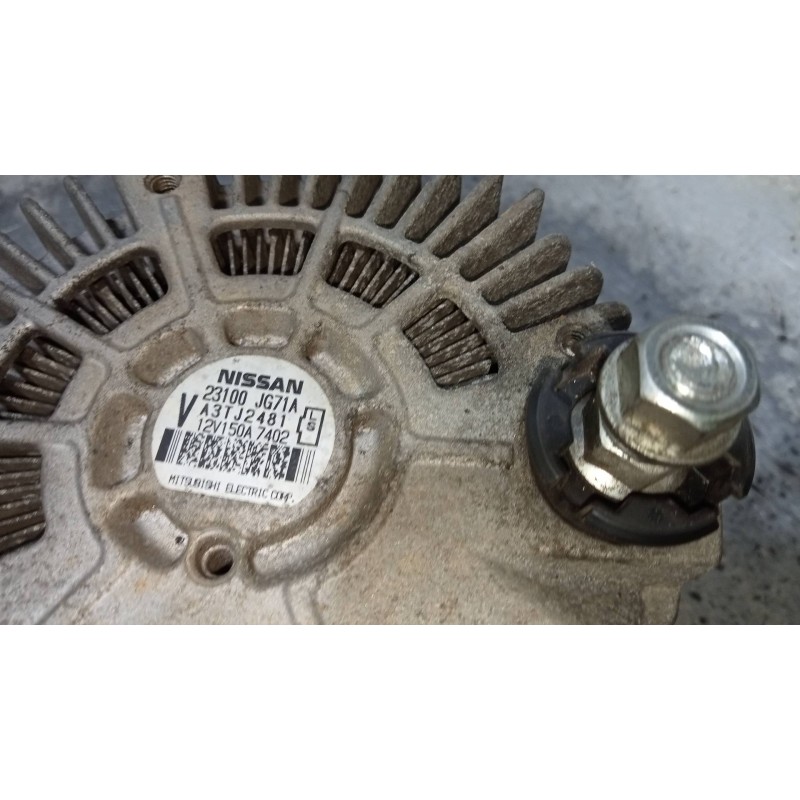 Recambio de alternador para nissan x-trail (t31) 2.0 dci turbodiesel cat referencia OEM IAM 23100JG71A A3TJ2481 