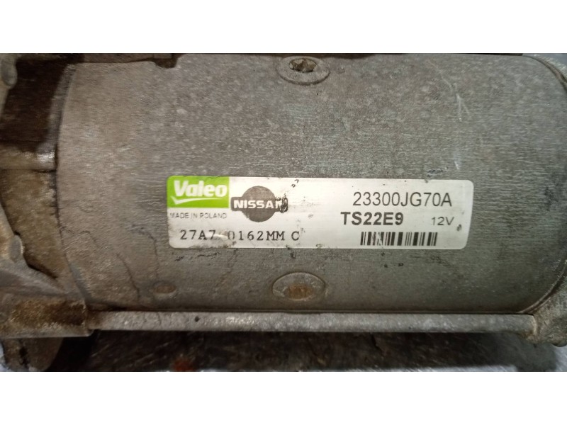 Recambio de motor arranque para nissan x-trail (t31) 2.0 dci turbodiesel cat referencia OEM IAM 23300JG70A TS22E9 