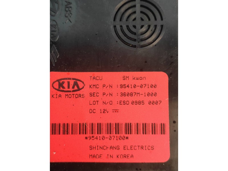 Recambio de modulo electronico para kia picanto 1.1 crdi active referencia OEM IAM 9541007100 36087M1000 