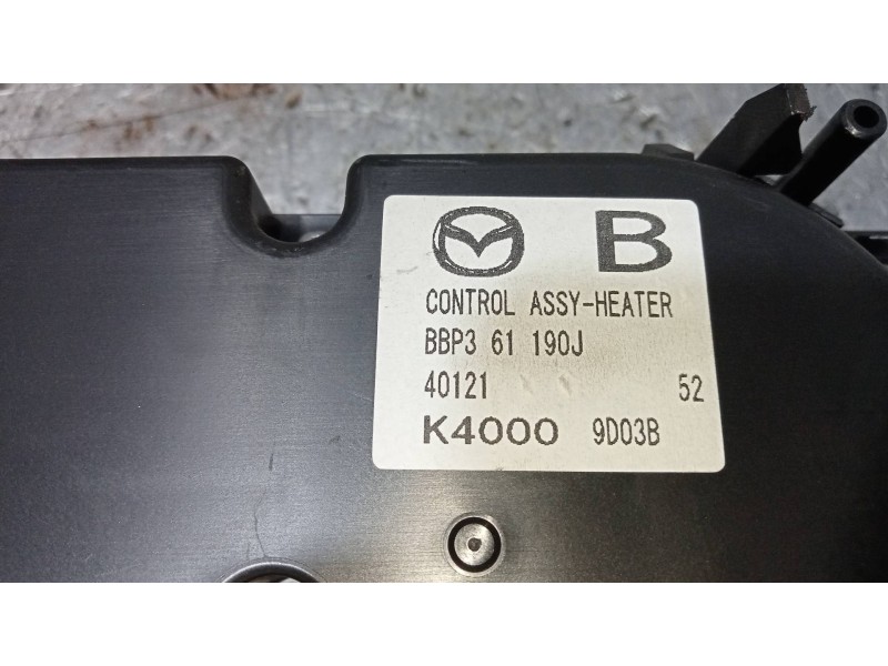 Recambio de mando calefaccion / aire acondicionado para mazda 3 lim. (bl) 2.2 turbodiesel cat referencia OEM IAM BBP361190J  