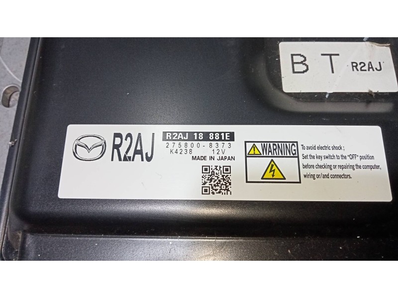 Recambio de centralita motor uce para mazda 3 lim. (bl) 2.2 turbodiesel cat referencia OEM IAM 2758008373 R2AJ18881E 