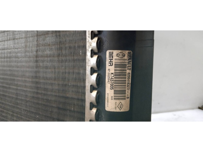 Recambio de radiador agua para renault kangoo furgón compact comfort referencia OEM IAM   