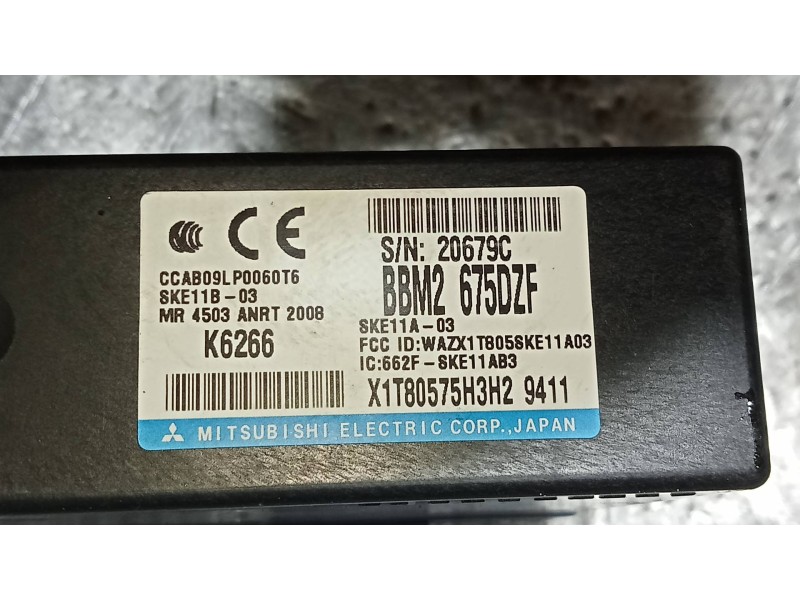 Recambio de modulo electronico para mazda 3 lim. (bl) 2.2 turbodiesel cat referencia OEM IAM BBM2675DZF X1T80575H3H2 